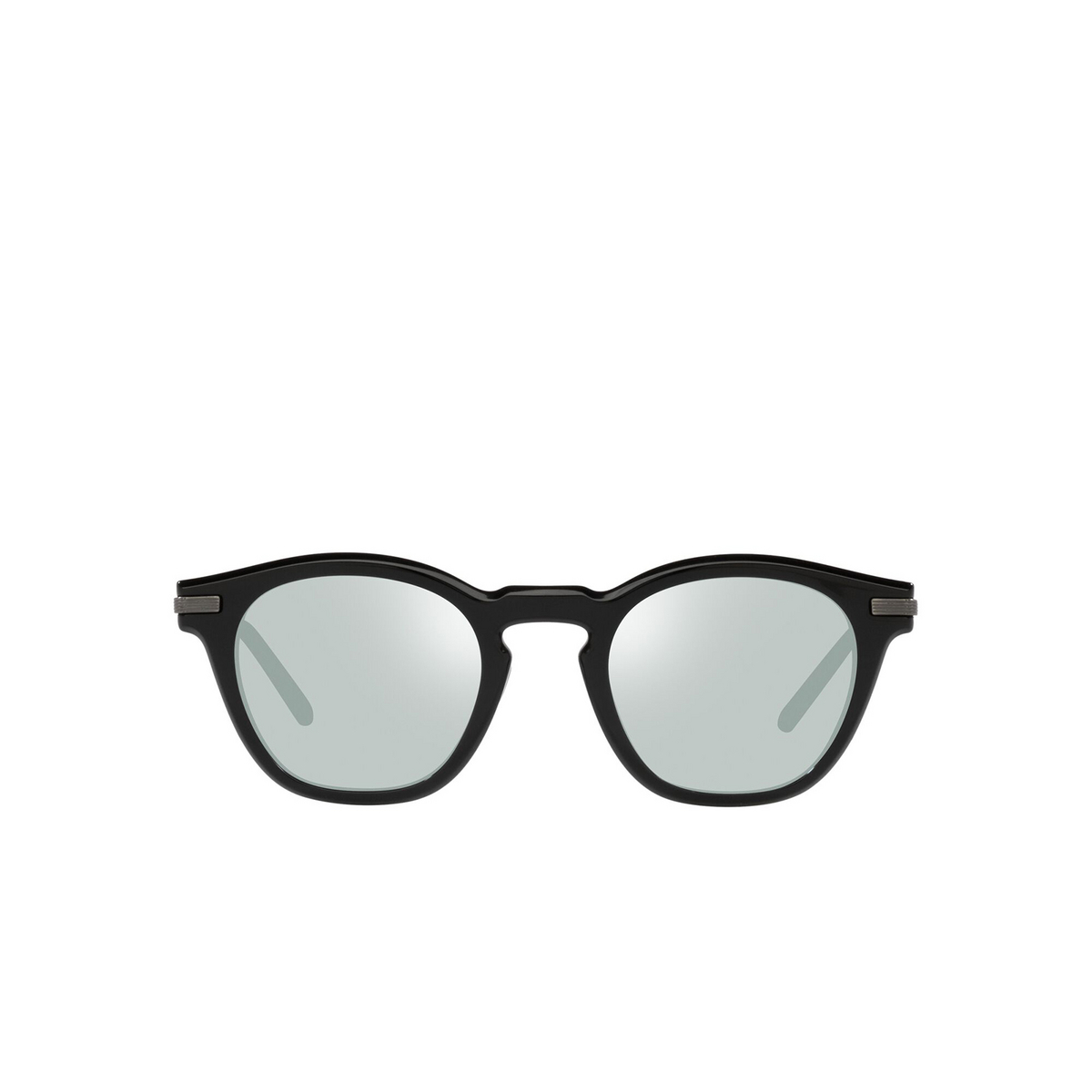Oliver Peoples LEN Eyeglasses 1731 Black / Pewter - front view