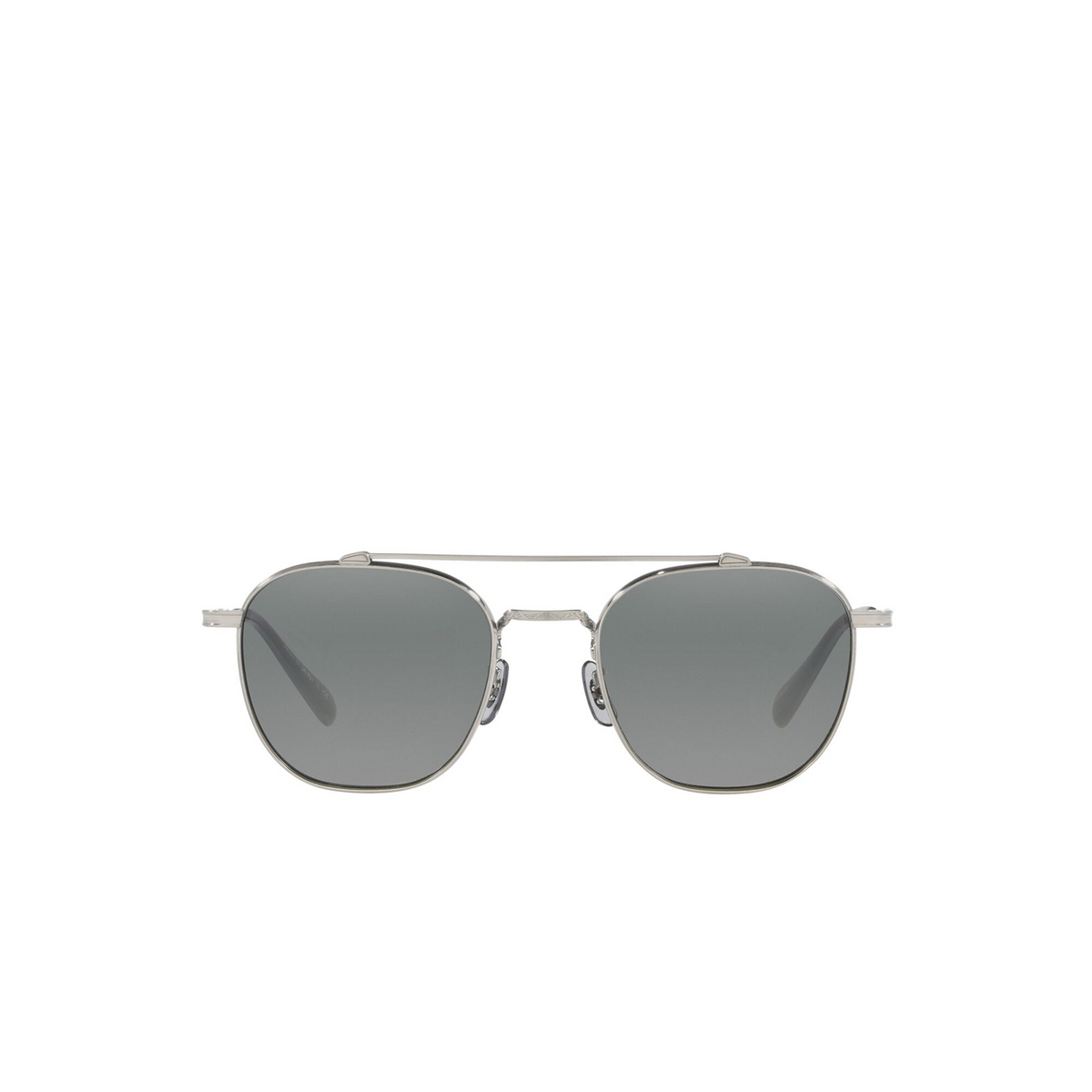 Oliver Peoples MANDEVILLE Sunglasses 52546I Brushed Silver - front view