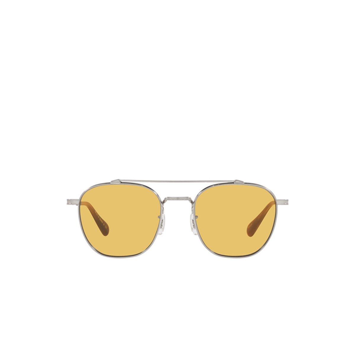 Oliver Peoples MANDEVILLE Sunglasses 525485 Brushed Silver - front view