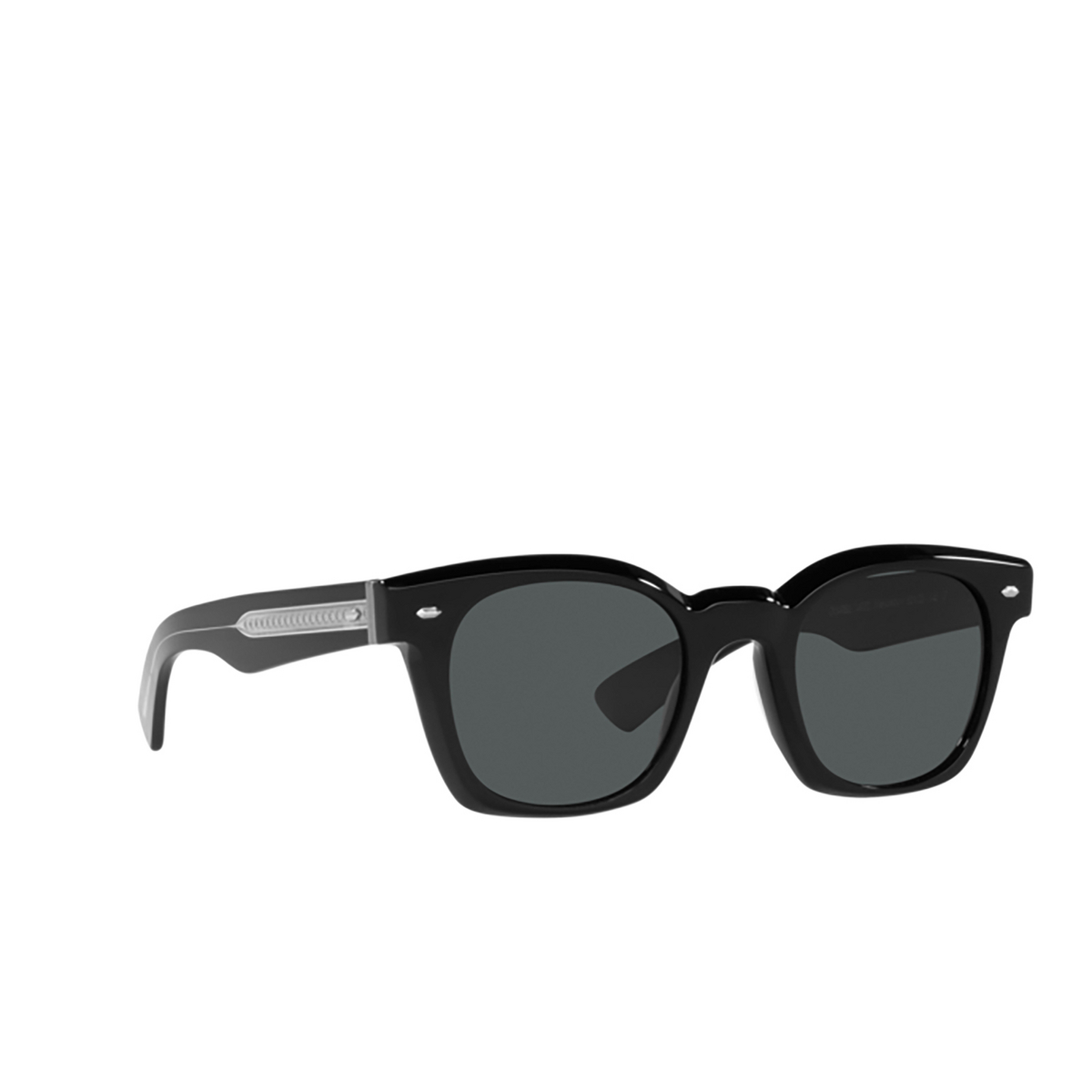 Oliver Peoples MERCEAUX Sunglasses 1492P2 Black - three-quarters view