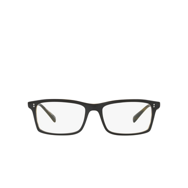 Oliver Peoples MYERSON Eyeglasses 1453 semi matte black / olive tortoise - front view