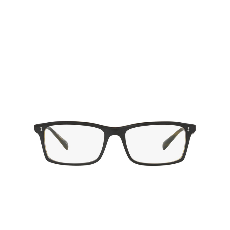 Oliver Peoples MYERSON Eyeglasses 1453 semi matte black / olive tortoise - 1/4