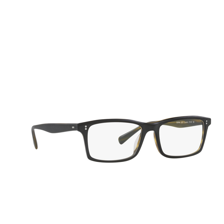 Oliver Peoples MYERSON Eyeglasses 1453 semi matte black / olive tortoise - 2/4