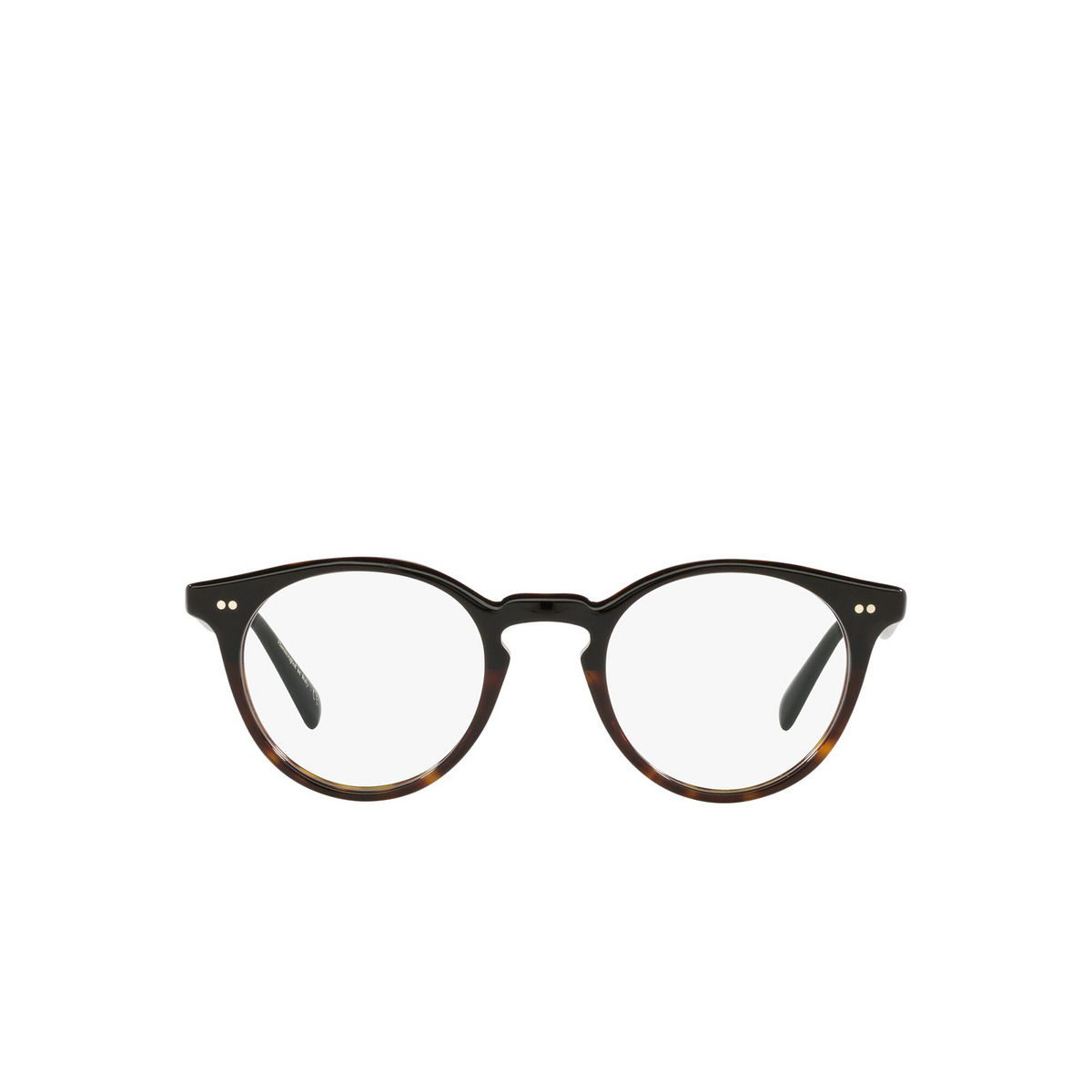 Oliver Peoples® Round Eyeglasses: Romare OV5459U color Black / 362 Gradient 1722 - front view.