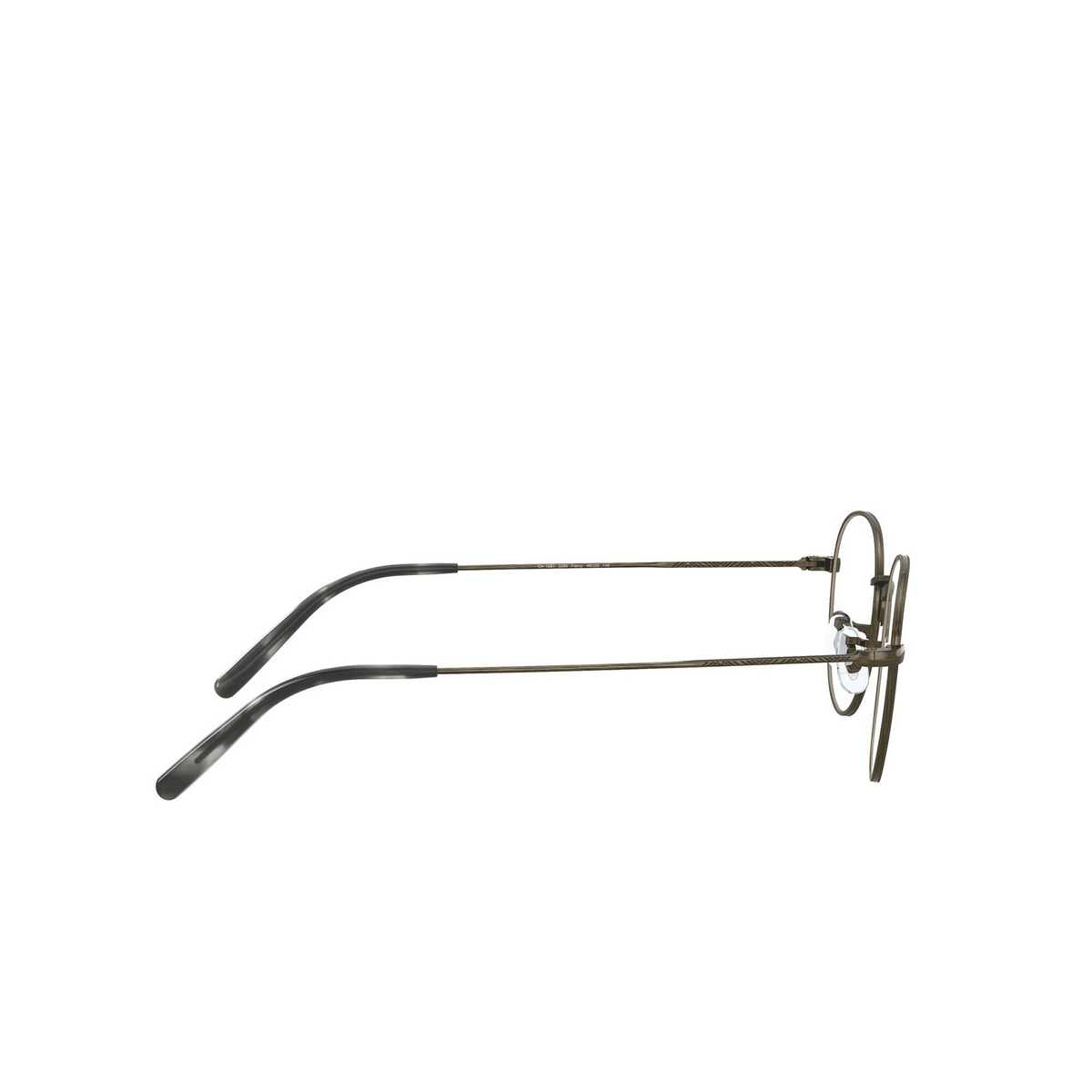 Oliver Peoples® Round Eyeglasses: Piercy OV1281 color Antique Pewter 5289 - product thumbnail 3/3.
