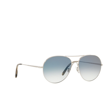 Oliver Peoples ROCKMORE Sunglasses 50363F silver - three-quarters view