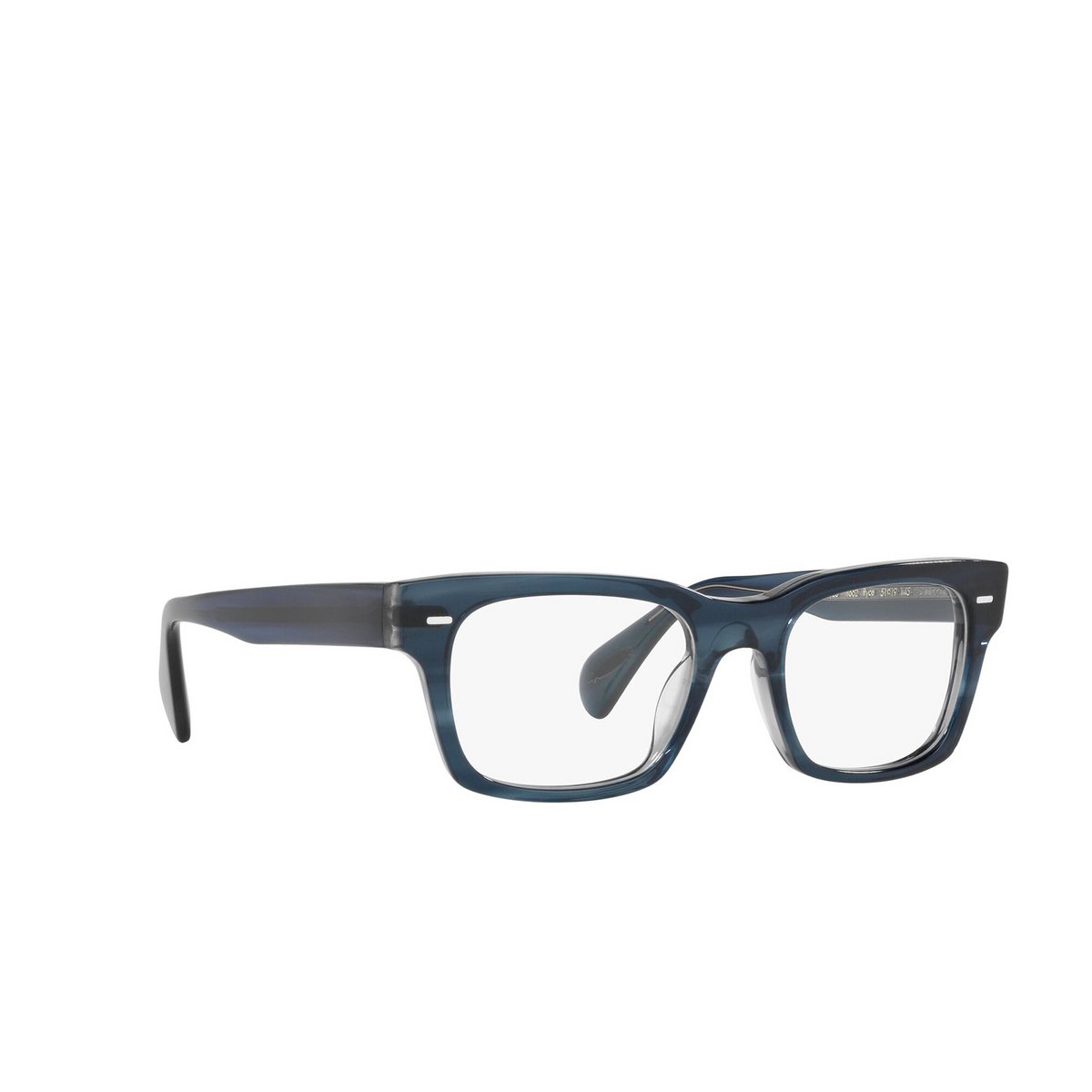 Oliver Peoples® Square Eyeglasses: Ryce OV5332U color Indigo Havana 1662 - product thumbnail 2/3.
