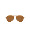 Oliver Peoples TK-3 Sunglasses 531153 brushed gold - product thumbnail 1/4