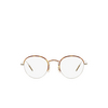 Oliver Peoples TK-6 Eyeglasses 5036 silver / amber tortoise - product thumbnail 1/4