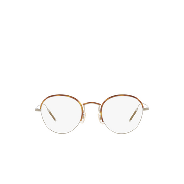 Oliver Peoples TK-6 Eyeglasses 5036 silver / amber tortoise - front view