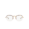 Oliver Peoples TK-7 Eyeglasses 5252 brushed gold / tortoise - product thumbnail 1/4