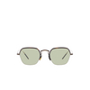 Oliver Peoples TK-7 Eyeglasses 5284 antique gold / dark tortoise - product thumbnail 1/4