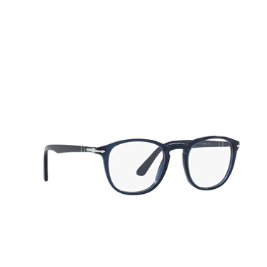 Persol PO3143V Eyeglasses 1141 transparent blue - three-quarters view