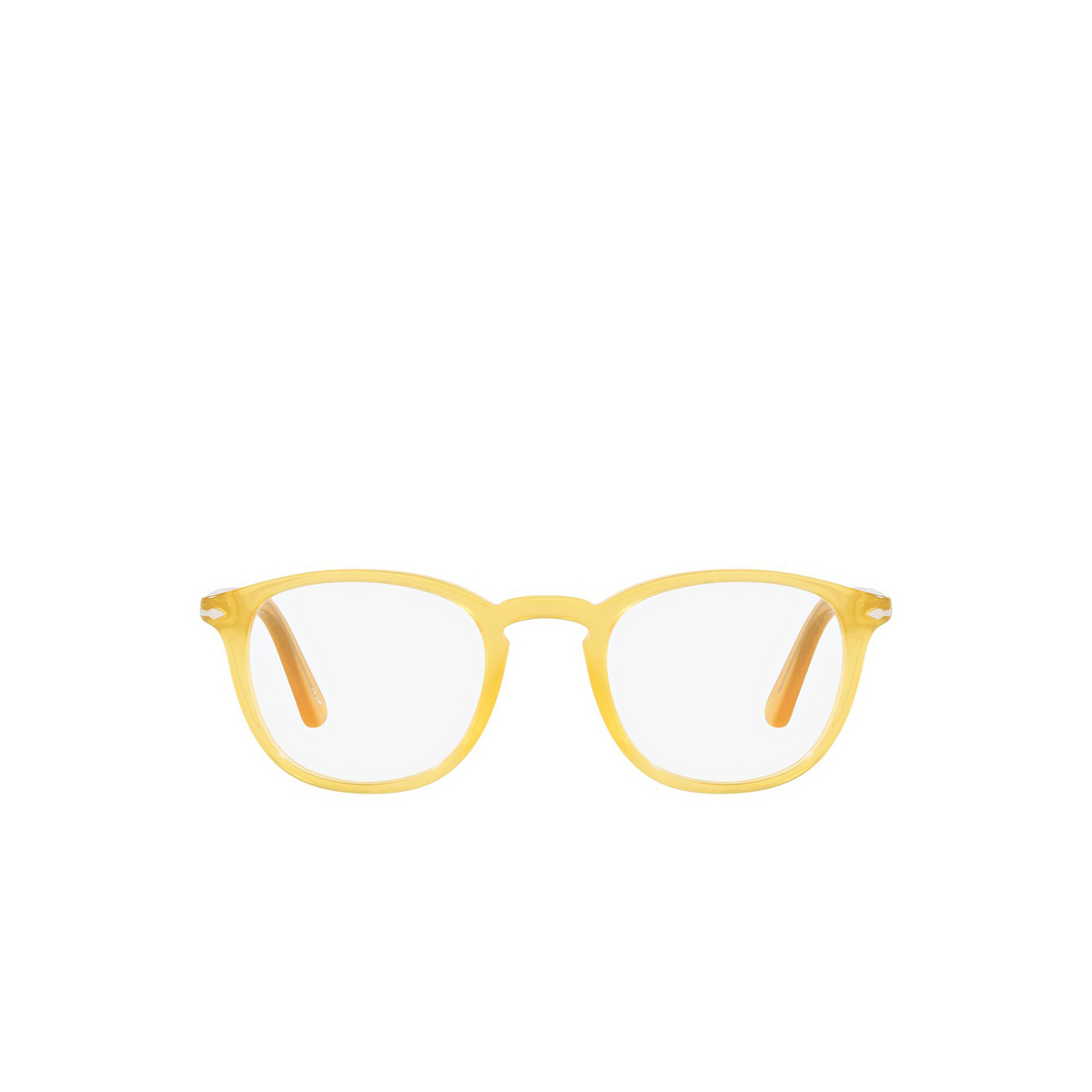 Persol® Square Eyeglasses: PO3143V color Miele 204 - front view.