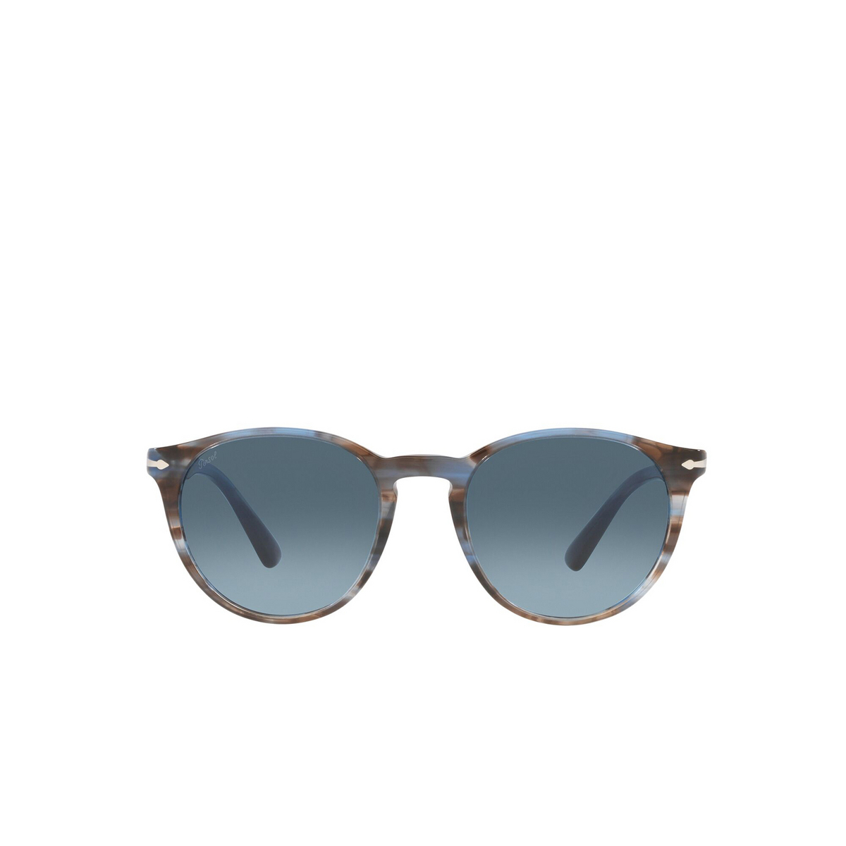 Persol PO3152S Sunglasses 1155Q8 Striped Blue - front view