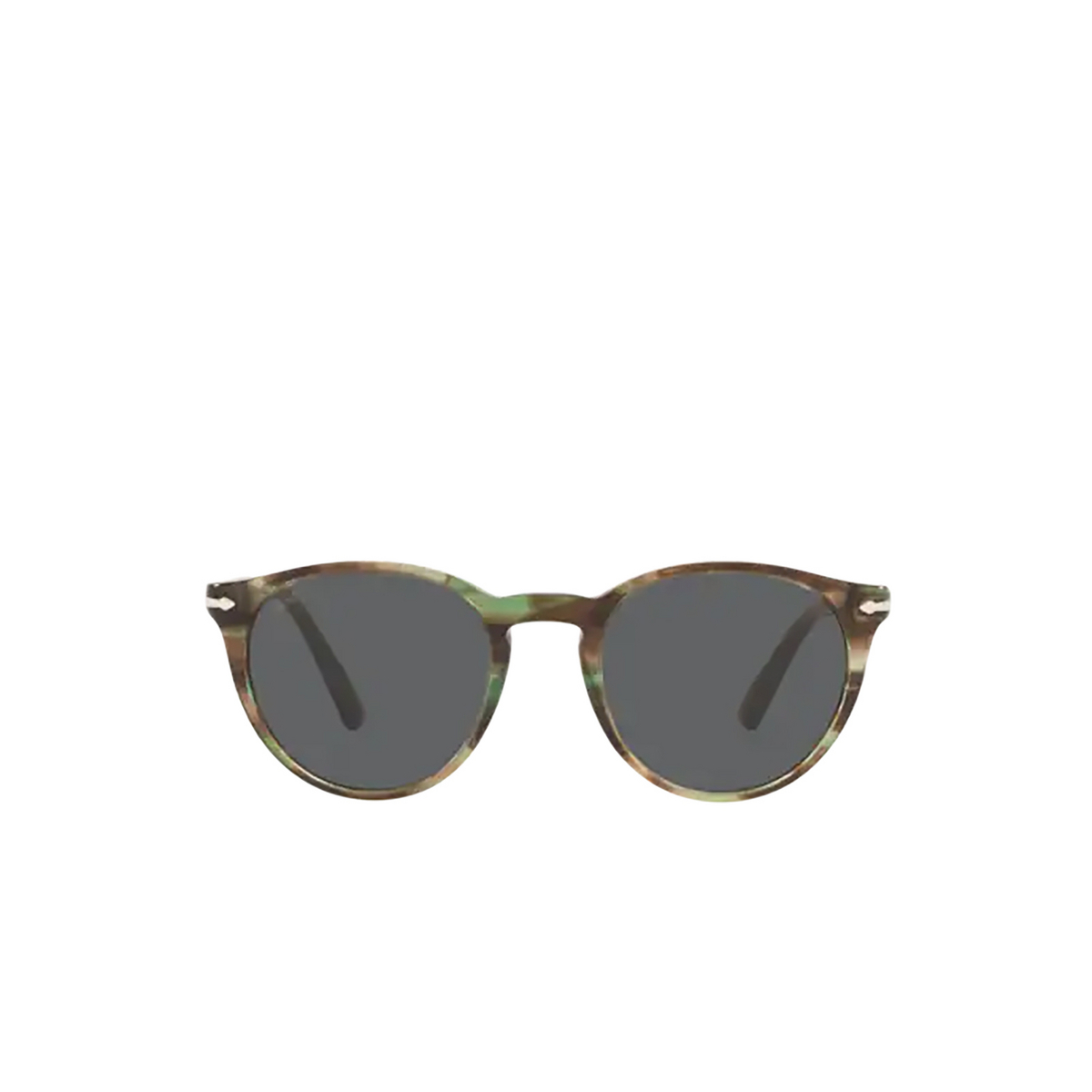 Persol PO3152S Sunglasses 1156B1 Striped Green - front view