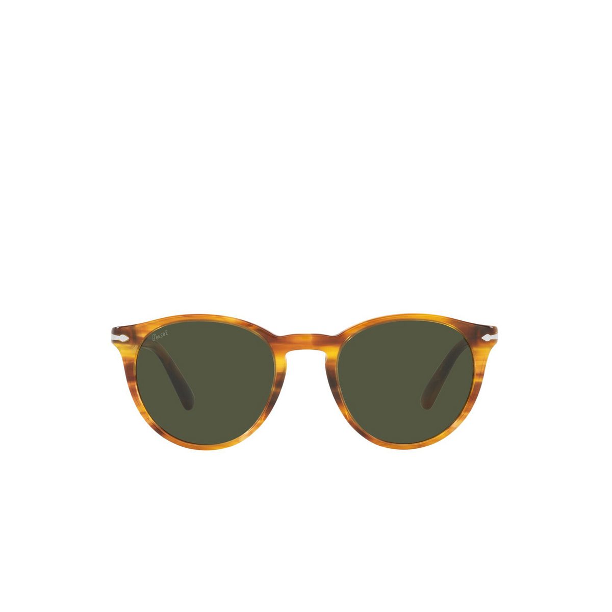 Persol PO3152S Sunglasses 115731 Striped Brown - front view