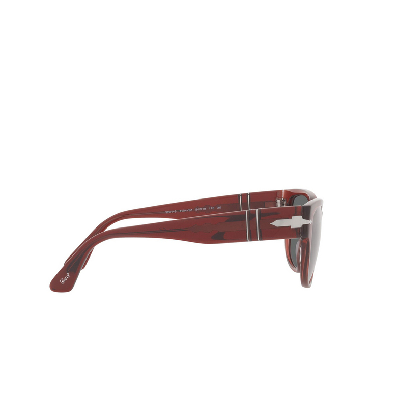 Persol PO3231S Sunglasses 1104B1 red burnt transparent - 3/4