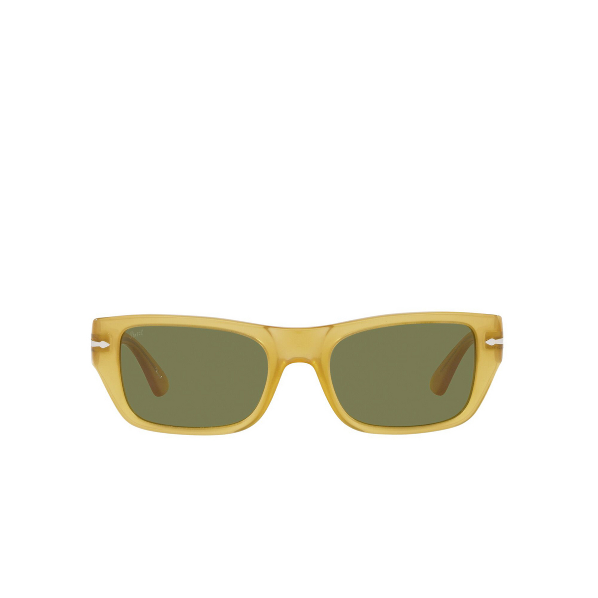 Persol® Rectangle Sunglasses: PO3268S color Miele 204/4E - front view.