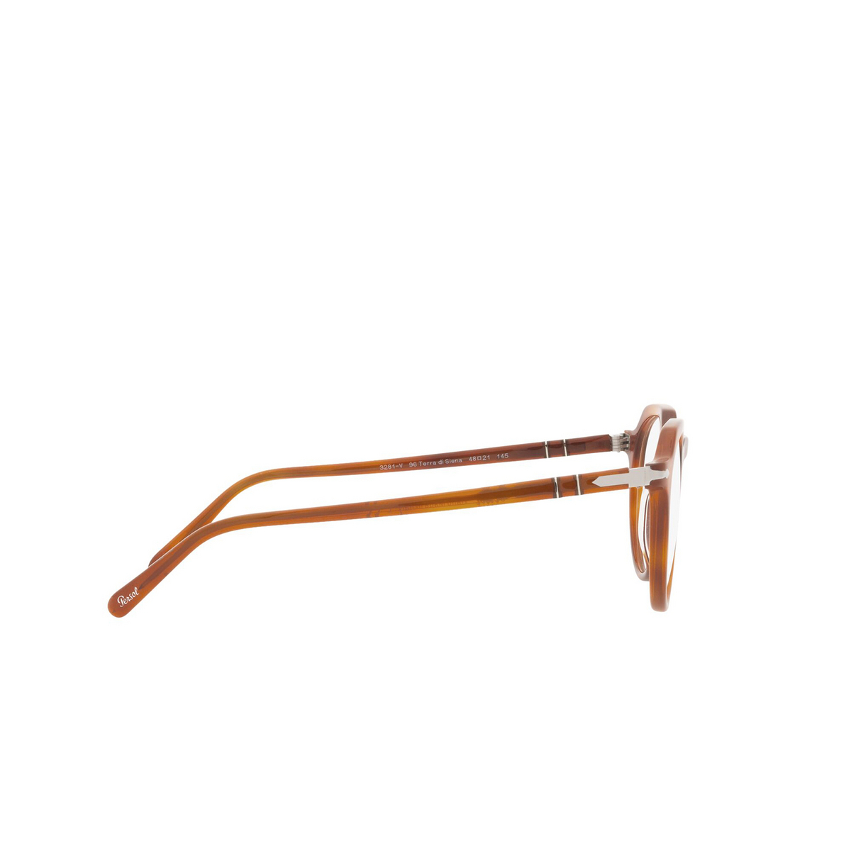 Persol® Irregular Eyeglasses: PO3281V color Terra Di Siena 96 - 3/3.