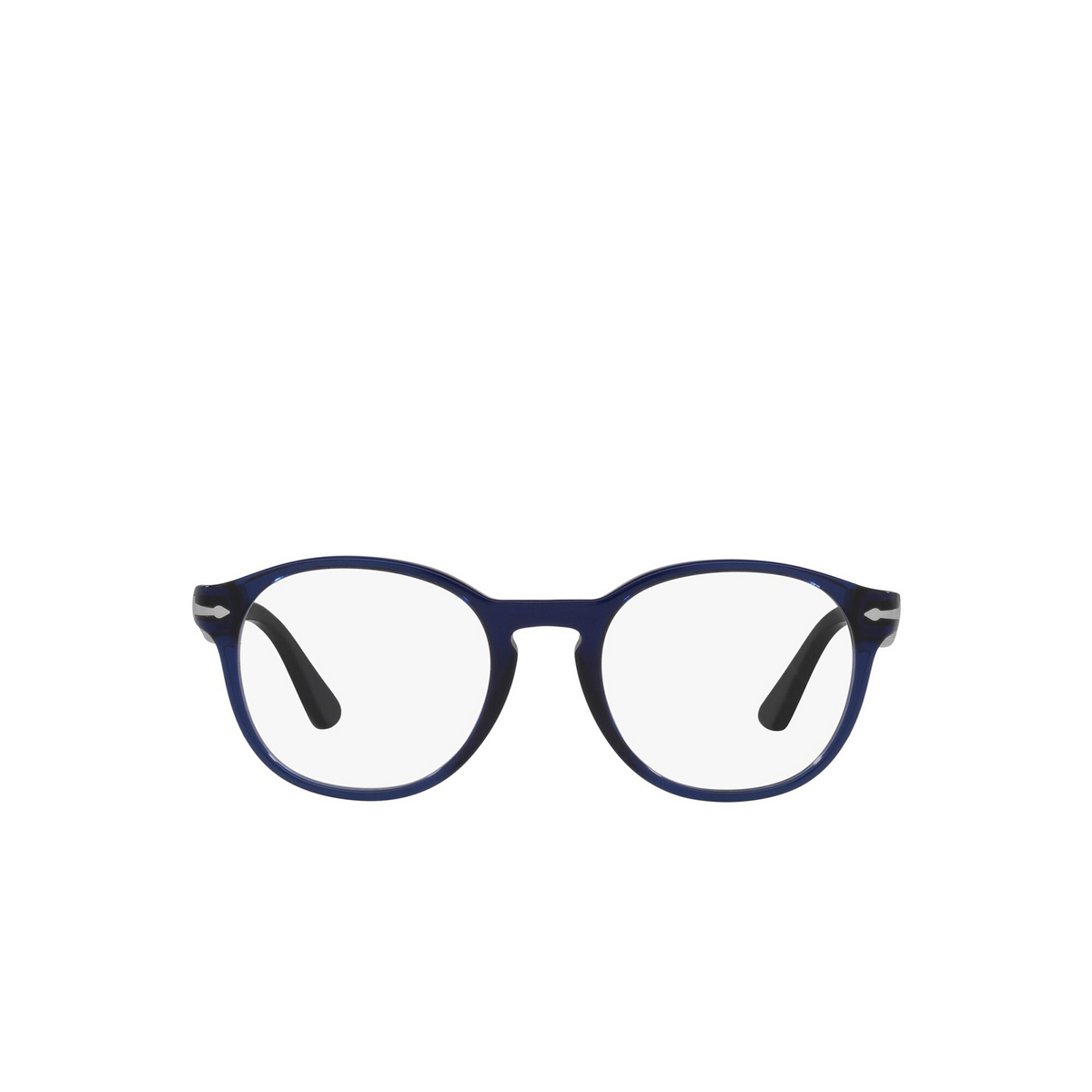 Persol® Round Eyeglasses: PO3284V color Blue 181 - front view.