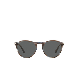 Persol® Round Sunglasses: PO3286S color Striped Blue 1155B1.
