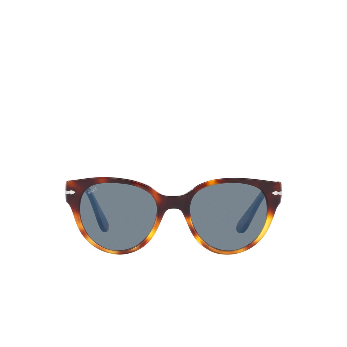 Persol PO3287S Sunglasses 116056 Red Havana Grad Light Havana - front view