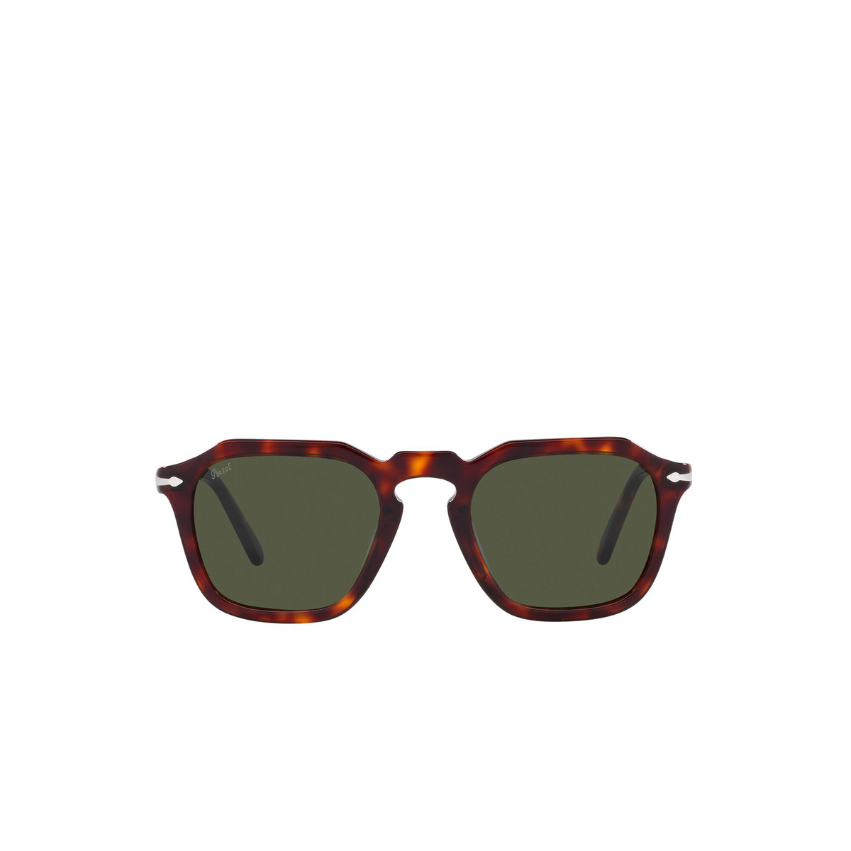 Persol® Square Sunglasses: PO3292S color Havana 24/31 - front view.