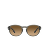 Persol PO3304S Sunglasses 1103M2 grey taupe transparent - product thumbnail 1/4