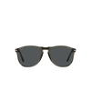 Persol PO9649S Sunglasses 1103B1 taupe grey transparent - product thumbnail 1/4