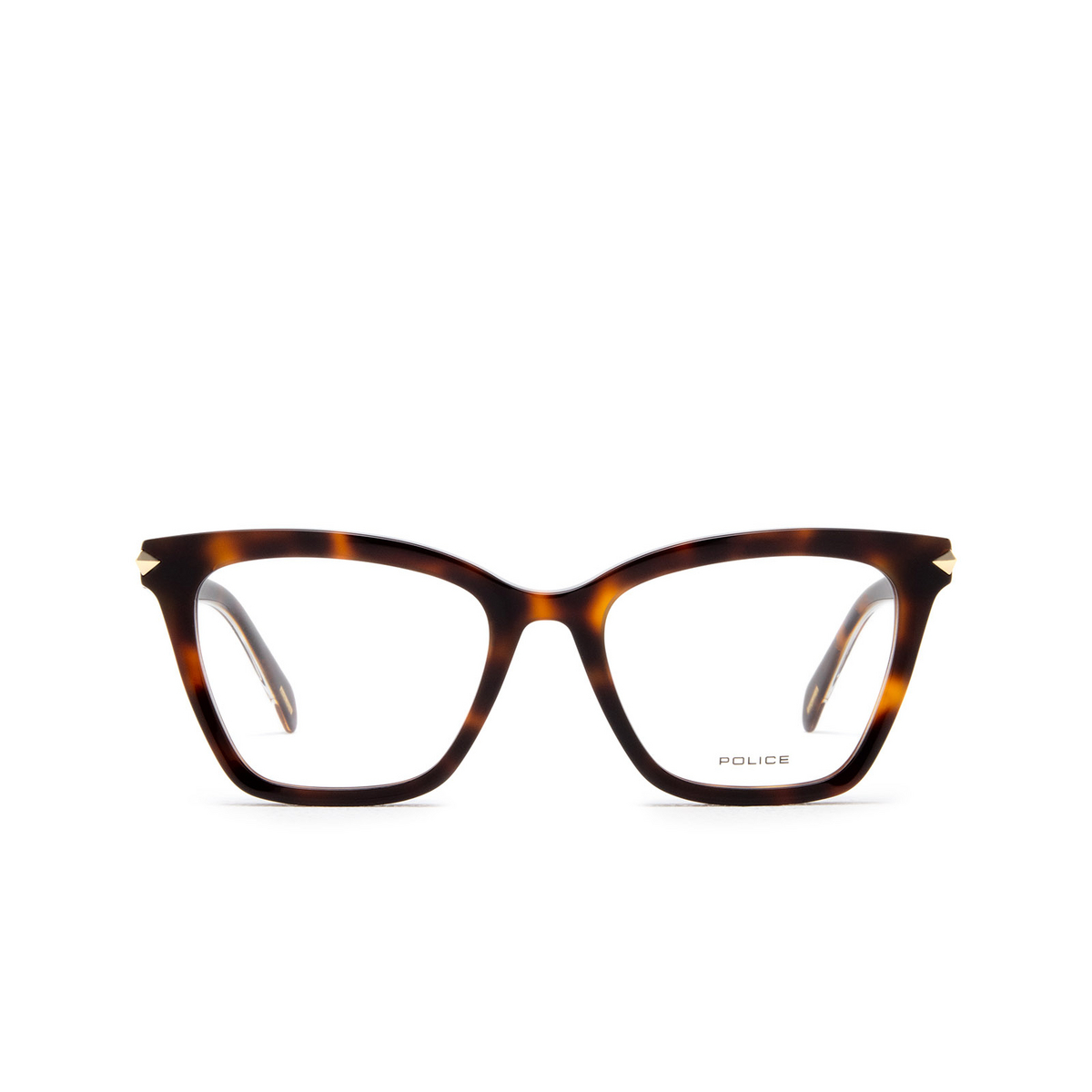 Police DAWN 1 Eyeglasses 09AJ Brown Havana - front view