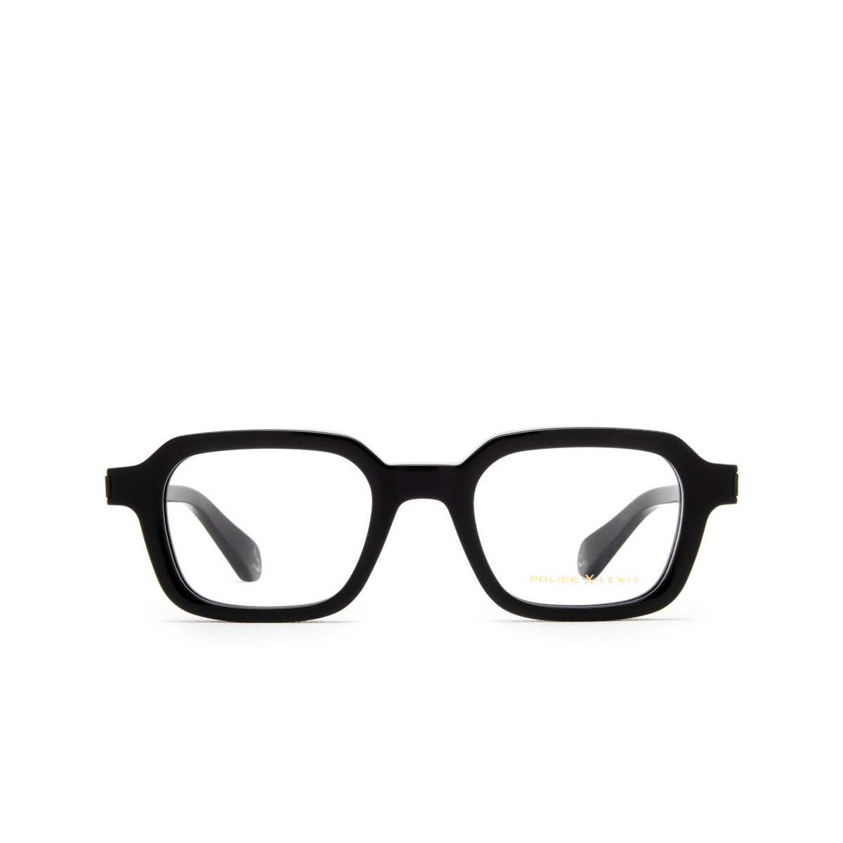 Police LEWIS 48 Eyeglasses 700Y Black - front view