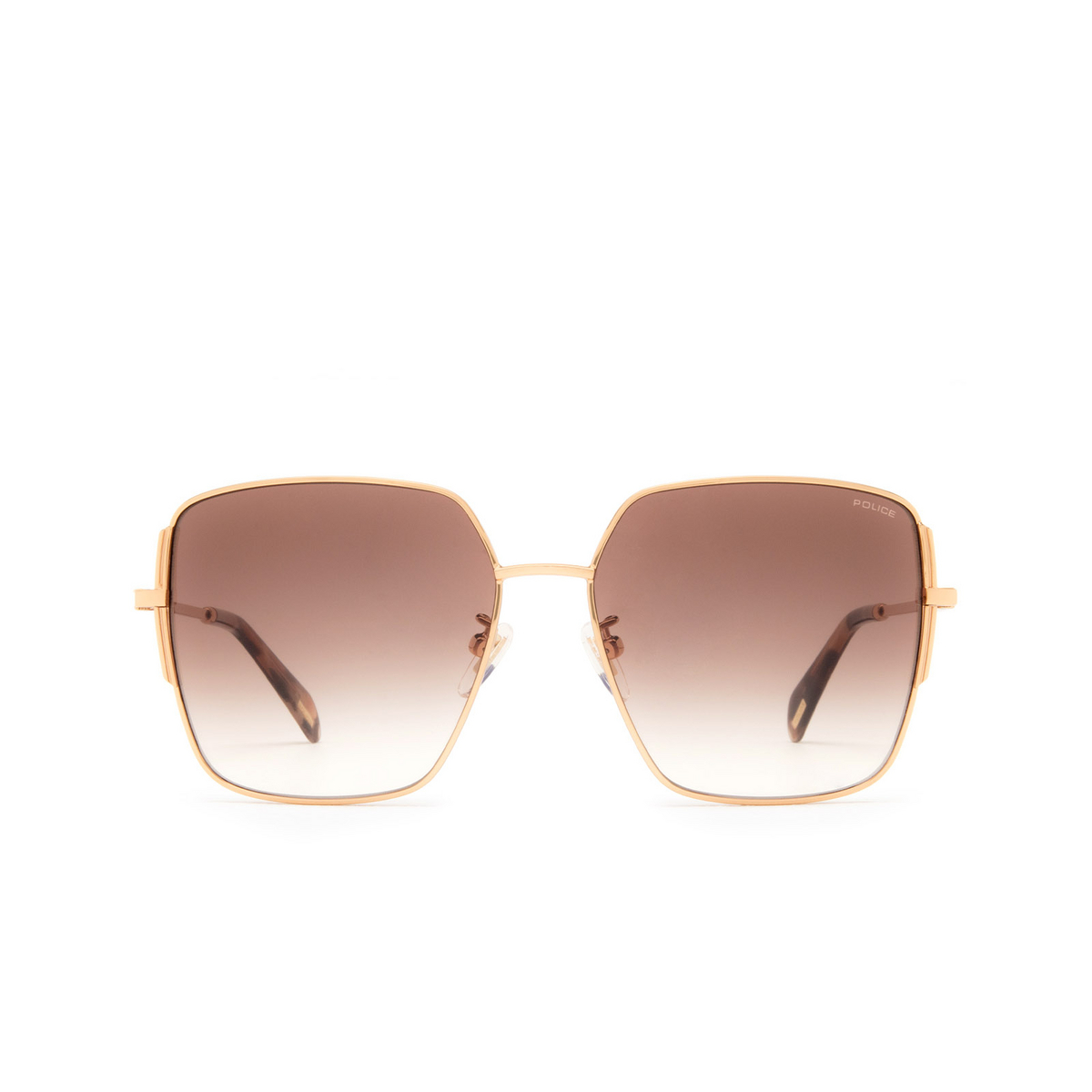 Police SUNSET 3 Sunglasses 08FC Copper Gold - front view