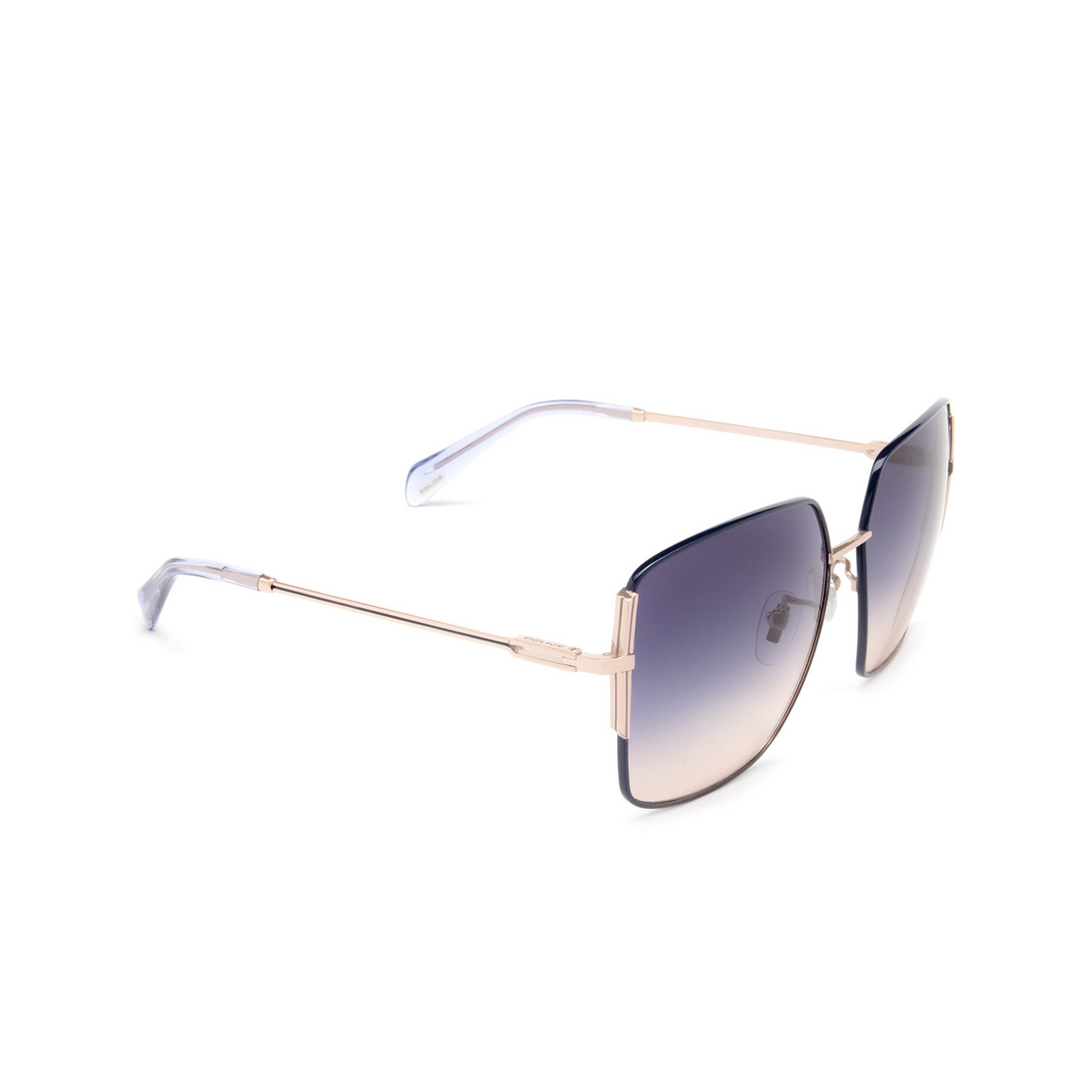 Police SUNSET 3 Sunglasses 0E59 Red Gold With Coloured Parts - three-quarters view
