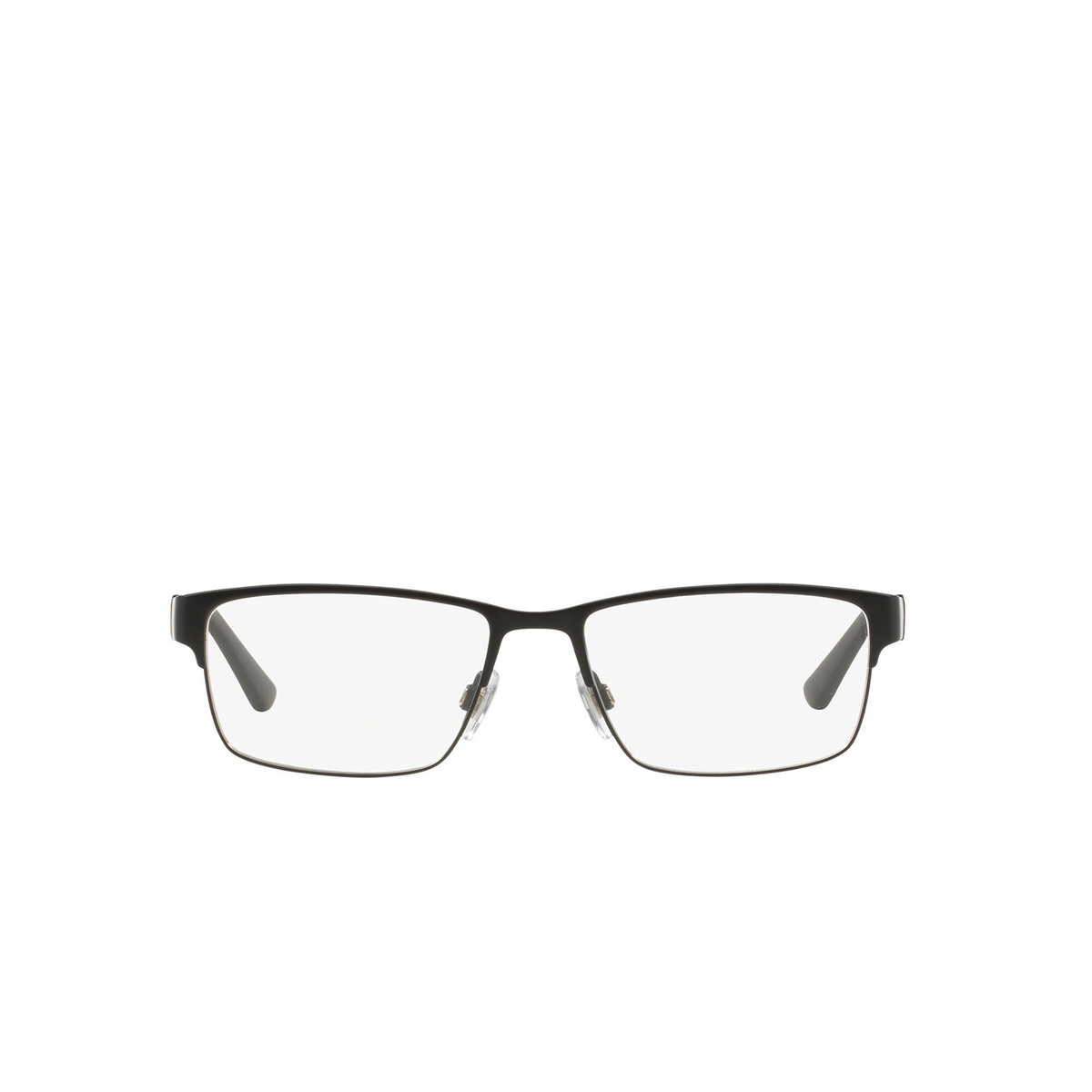 Polo Ralph Lauren® Rectangle Eyeglasses: PH1147 color Matte Black 9038 - front view.