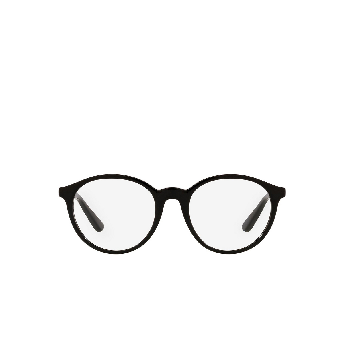 Polo Ralph Lauren® Round Eyeglasses: PH2236 color Shiny Black 5001 - front view.