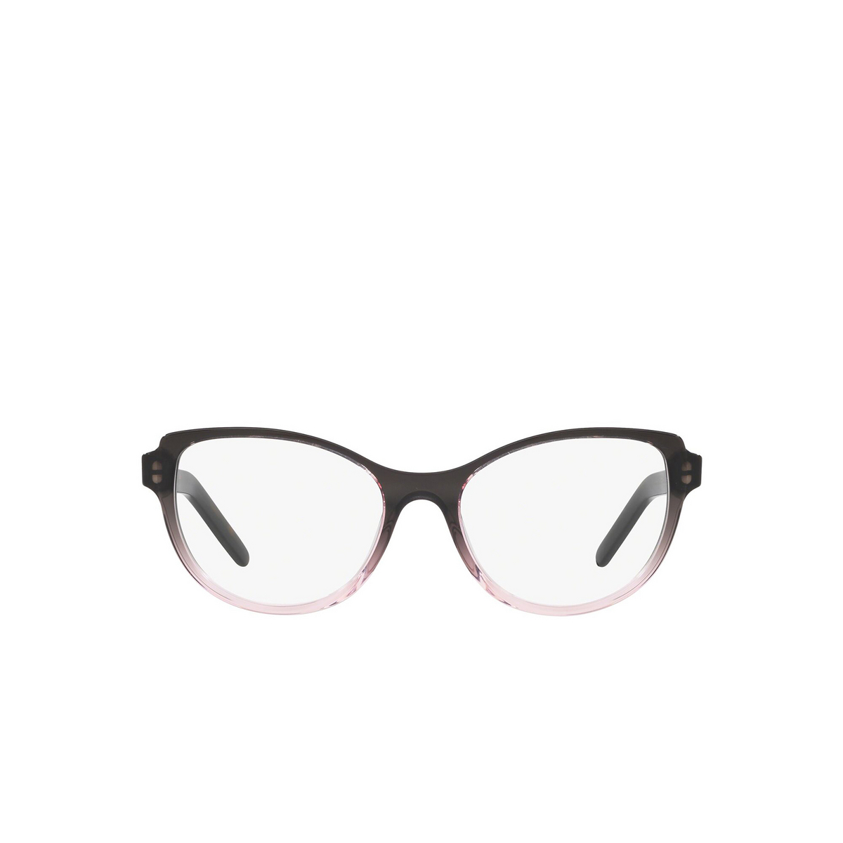 Prada® Square Eyeglasses: Catwalk PR 12VV color Gradient Pink 4871O1 - front view.