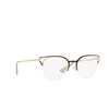 Prada CATWALK Korrektionsbrillen 98R1O1 brown / gold - Produkt-Miniaturansicht 2/4