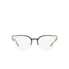 Prada CATWALK Korrektionsbrillen 98R1O1 brown / gold - Produkt-Miniaturansicht 1/4