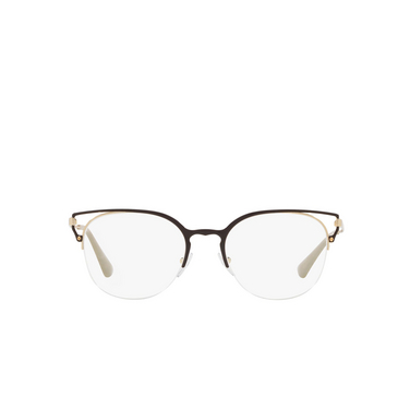 Prada CATWALK Korrektionsbrillen 98R1O1 brown / gold - Vorderansicht
