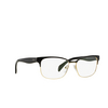 Prada CONCEPTUAL Eyeglasses QE31O1 black on pale gold - product thumbnail 2/4