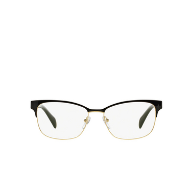 Prada CONCEPTUAL Korrektionsbrillen QE31O1 black on pale gold - Vorderansicht