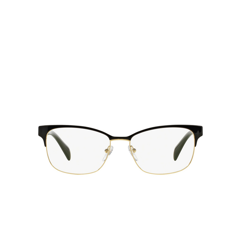 Prada CONCEPTUAL Eyeglasses QE31O1 black on pale gold - 1/4