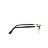 Lunettes de vue Prada HERITAGE 01U1O1 matte burnished / pale gold - Vignette du produit 3/4