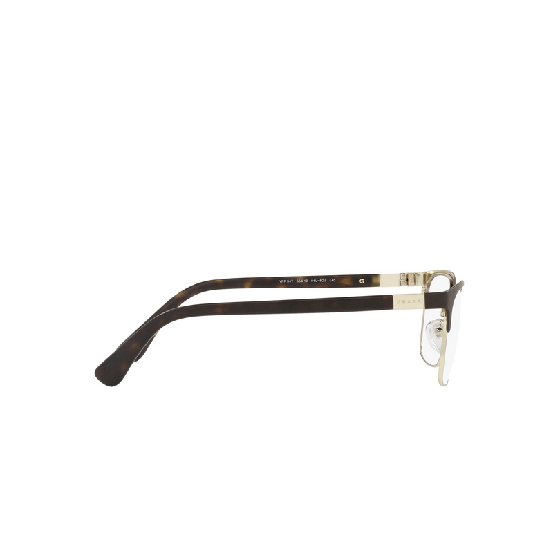 Gafas graduadas Prada HERITAGE 01U1O1 matte burnished / pale gold - 3/4