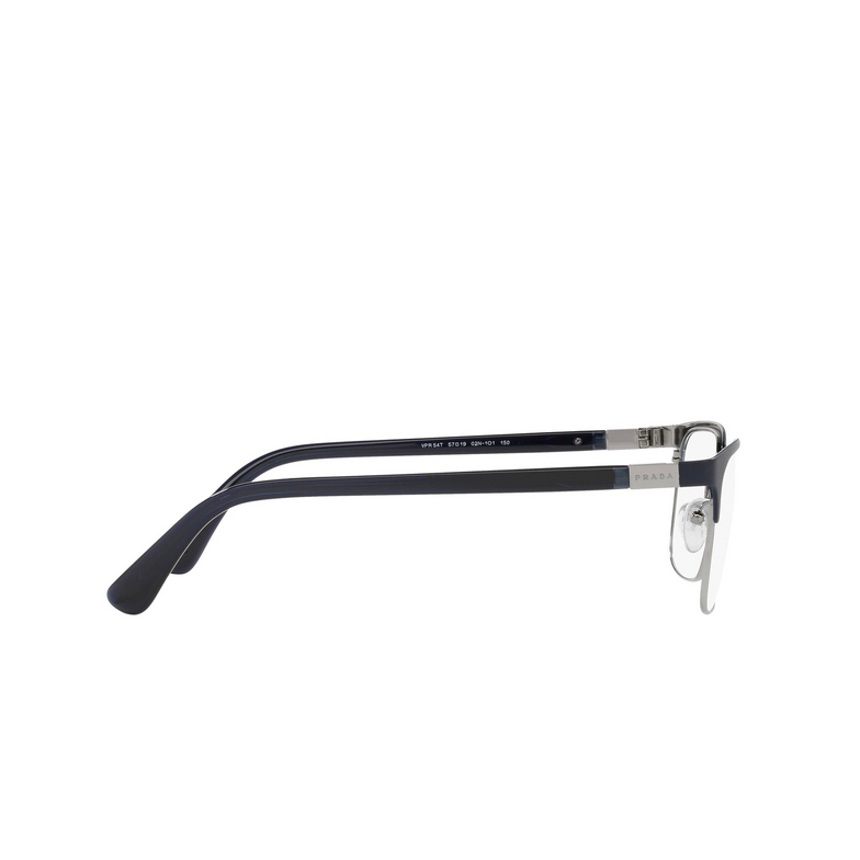 Prada HERITAGE Eyeglasses 02N1O1 matte baltic / gunmetal - 3/4