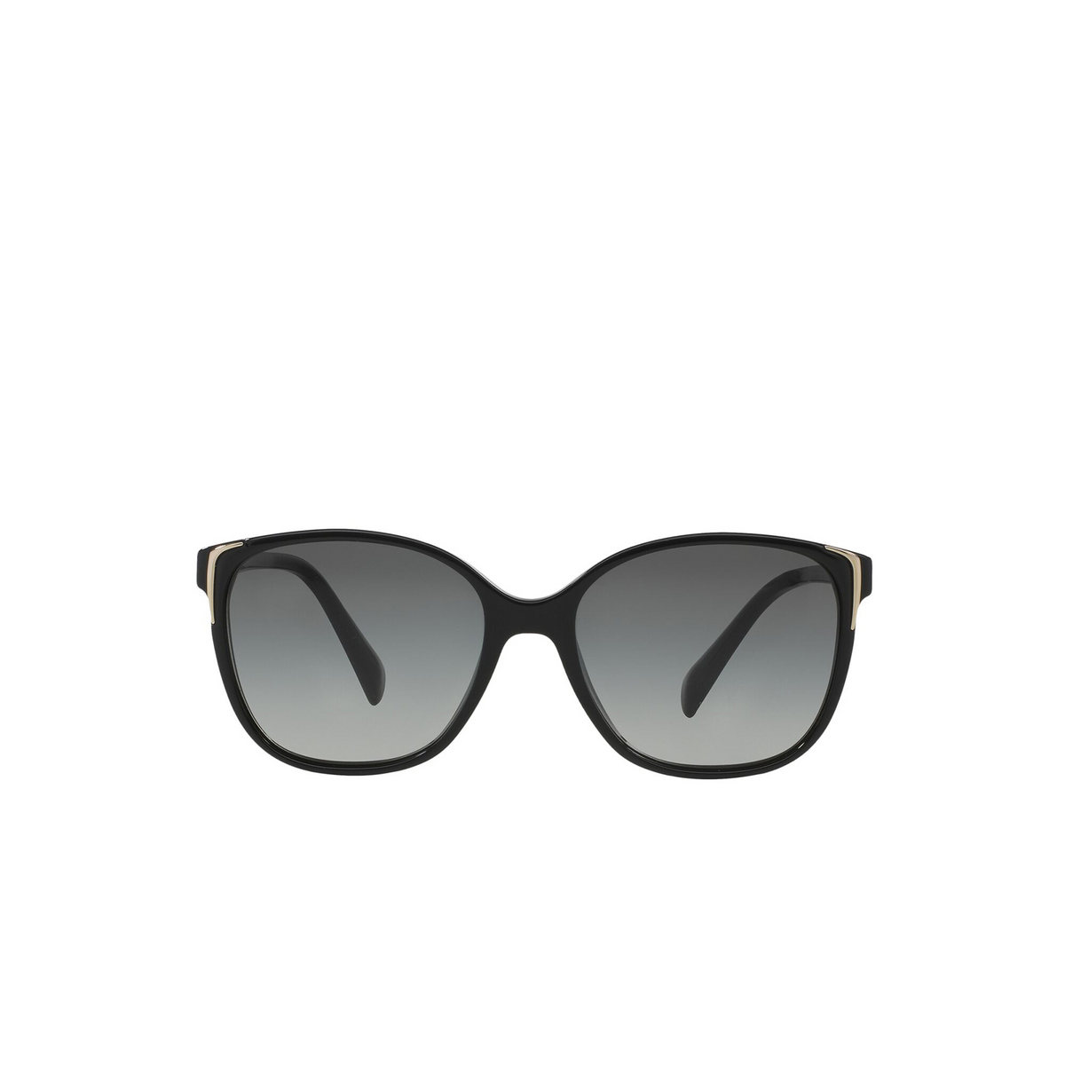 Prada PR 01OSA Sunglasses 1AB3M1 Gloss Black - front view