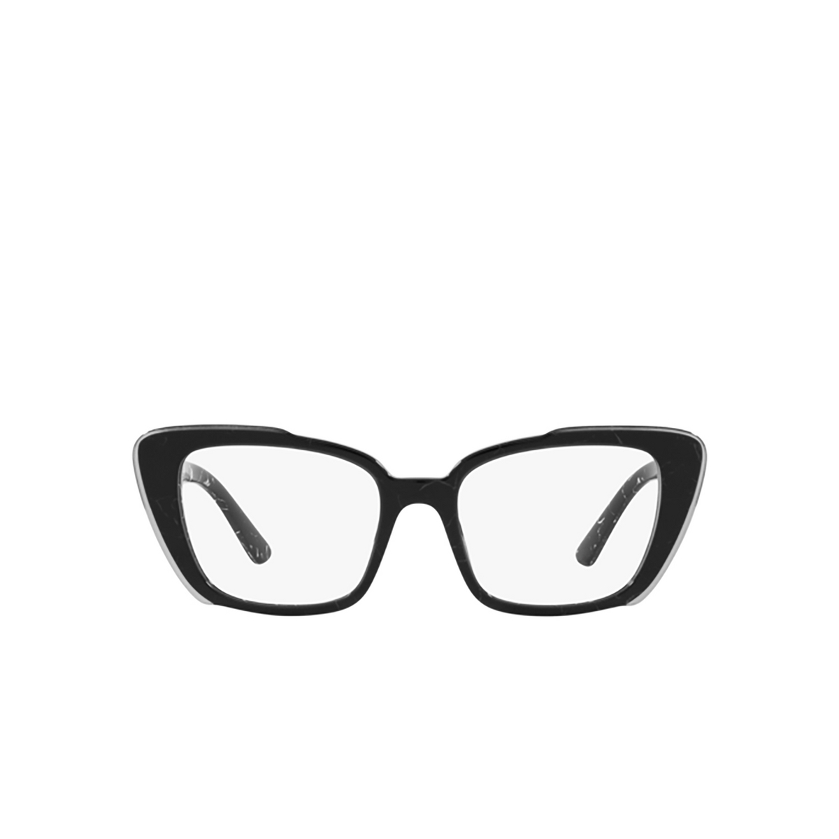 Occhiali da vista Prada PR 01YV 09V1O1 Havana Black / White - frontale