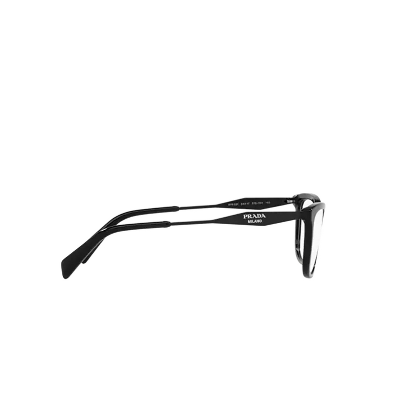 Prada PR 02YV Eyeglasses 07E1O1 black - 3/4