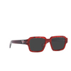 Prada PR 02ZS Sunglasses 15F08G etruscan stone - product thumbnail 2/4